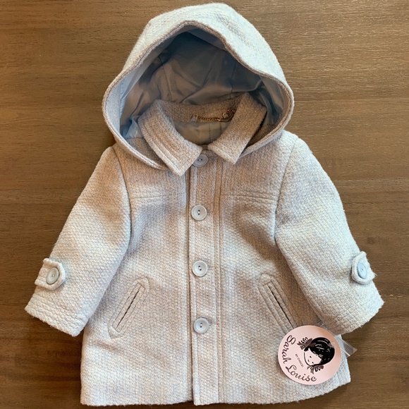 Sarah Louise Other - New Sarah Louise Classic Duffle Coat in Baby Blue